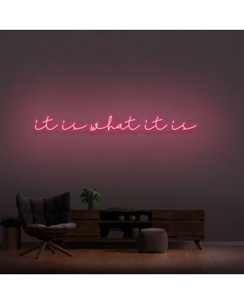 It Is What It Is Neon Sign