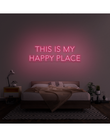 This Is My Happy Place Neon Sign