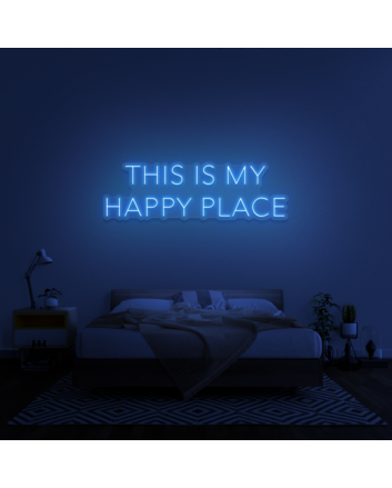 This Is My Happy Place Neon Sign