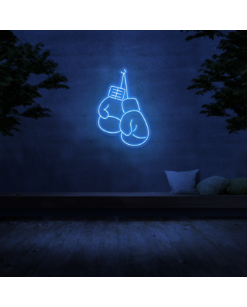 Boxing Gloves Neon Sign