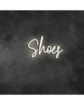 &#39;Shoes&#39; Neon Sign