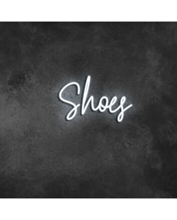 &#39;Shoes&#39; Neon Sign