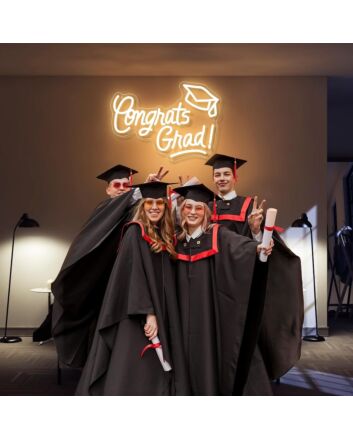 Brighten up your special celebrations and home ambiance with the Conghats Gnad Neon Sign – Perfect for weddings, birthdays, and home bars.