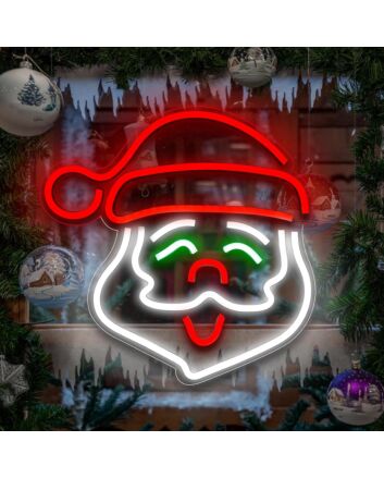 Brighten Your Holidays: Transform Your Home, Office, or Store with a Cute Santa Claus Neon Sign this Christmas Season.