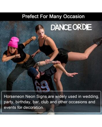 Brighten Up Your Bar, Party, or Wedding Ambiance with the Danceordie Neon Sign