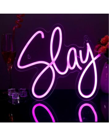 Brighten Your Bedroom, Office, or Party: The Versatile Deep Pink Slay Neon Sign