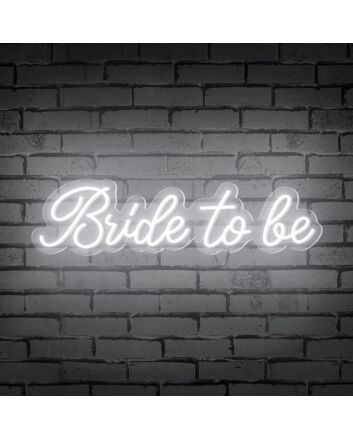 Add a vibrant touch to your wedding celebrations and bridal showers with the Bride To Be Words Neon Sign.