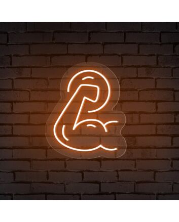 Enhance Your Gym, Bar, or Fitness Event with the Bold Muscle Arm Gym Neon Sign.
