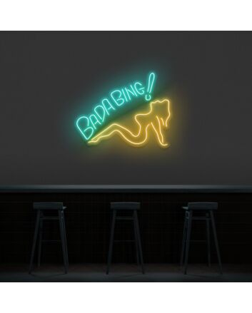 Customize Badabing!&#39; Neon Sign