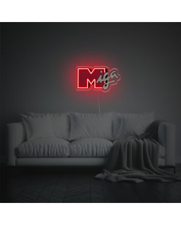 Brighten Your Space: Miga LED Neon Acrylic Artwork for Vibrant Home Decor, Trendy Offices, and Lively Wedding Celebrations