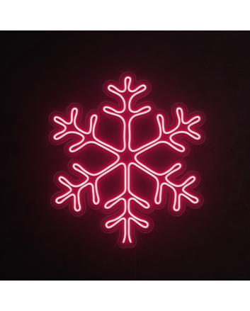 Snowflake Neon Sign