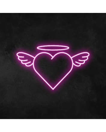 Angel Heart Neon Sign