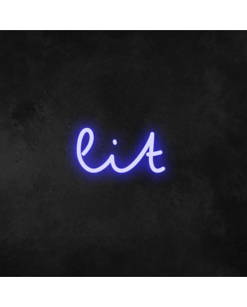 Lit Neon Sign