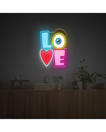 Brighten Your Wedding, Bar, and Home Atmosphere with Creative Funny Love Sign LED Neon Acrylic Artwork.