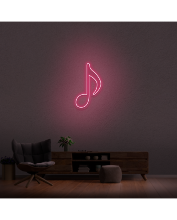 Music Note Neon Sign