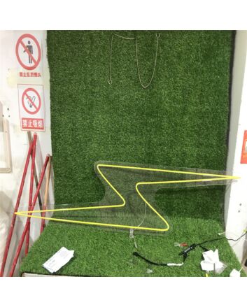 Brighten Up Your Bar, Store, or Special Event with the Yellow Flash Custom LED Neon Sign.