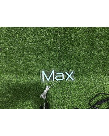 Brighten Your Office, Store, and Bar Ambiance with the Max Blue LED Neon Sign.