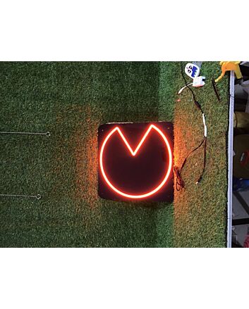 Brighten Up Your Game Room, Bar, or Store: Pac Man Red Dots LED Neon Sign