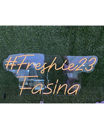 Brighten Up Your Space: Freshie 23 Fasina LED Neon Sign for Bars, Offices, and Wedding Celebrations.