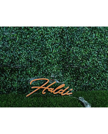 Brighten Up Your Home, Bar, or Wedding Ambiance with the Haldi Red LED Neon Sign