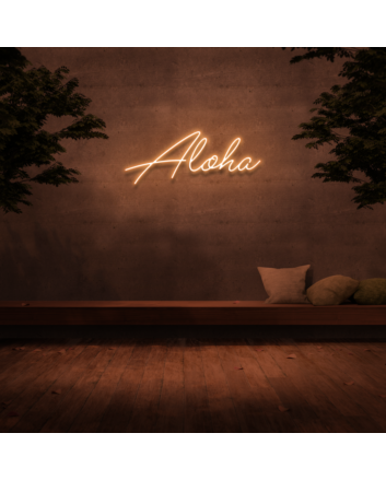 Aloha Neon Sign