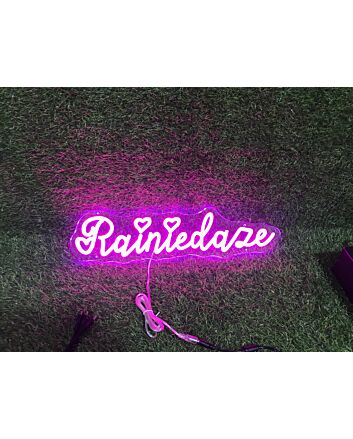 Brighten Up Your Space: From Weddings to Bars with the Rainiedaze Pink LED Neon Sign.