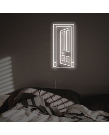 Brighten Your Entrance with the Opening Door LED Neon Sign - Perfect for Homes, Bars, and Welcoming Events