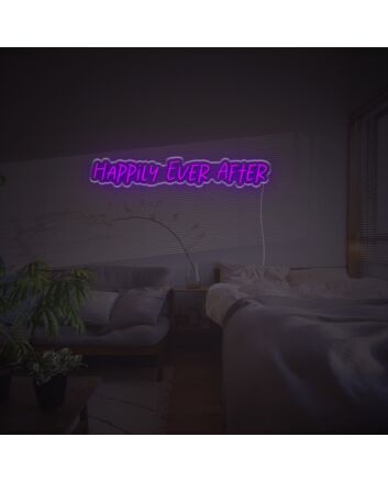 Brighten Your Wedding and Home with Happily Ever After LED Neon Sign - Perfect for Celebrations and Daily Inspirations.