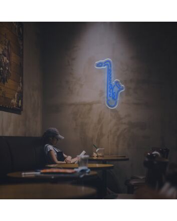 Set the stage in your bar or jazz lounge with the stylish Saxophone LED Neon Sign.