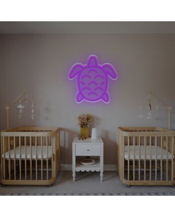 Brighten Up Your Child's Space or Add a Whimsical Touch to Ocean-Themed Parties with Sea Turtle For Kid Room LED Neon Sign.