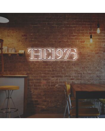 Brighten Up Your Living Space, Office, or Next Big Event with The 1975 LED Neon Sign.