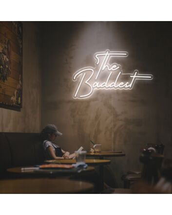 Brighten Up Your Bedroom, Office, or Gaming Space with The Baddest LED Neon Sign.