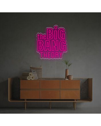 Brighten Up Your Space: The Big Bang Theory LED Neon Sign for Bars, Parties, and Geek Chic Decor