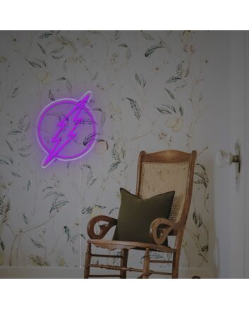 Brighten Up Your Bar, Gaming Space, or Comic Book Store with The Flash Logo LED Neon Sign.