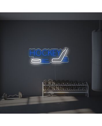 Elevate Your Sports Bar or Game Room Aesthetics with the Hockey LED Neon Sign