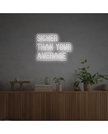 Elevate your bar, office, or game room ambiance with the Sicker Than Your Average LED Neon Sign.