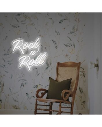 Brighten Up Your Home, Office, or Bar: Experience the Vibrant Vibes with Rock N Roll LED Neon Sign.
