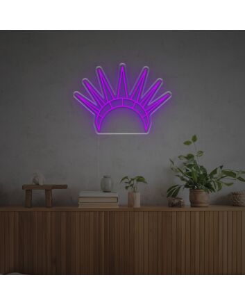 Add a Radiant Touch to Your Home, Office, or Party Ambiance with the Victory Headdress LED Neon Sign.