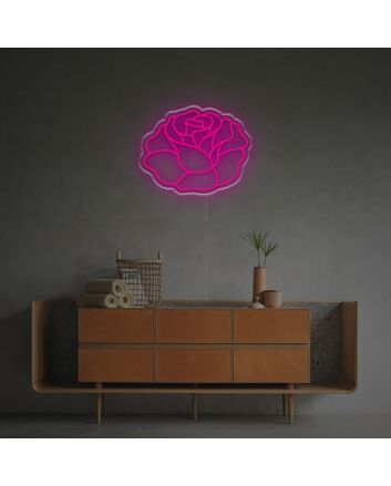 Brighten Up Any Room, Bar, or Wedding with the Enchanting Glow of Wonderful Rose LED Neon Sign.