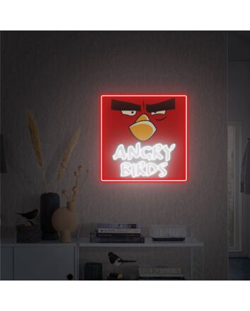 Brighten Your Game Room, Home Theater, or Birthday Bash with Angry Birds Art Bedroom Led UV Neon Sign