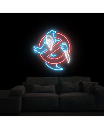 Transform Your Space into a Spooktacular Haven with Devil Neon Sign Ghost Neon Sign for Halloween Parties, Home, and Bar Wall Decor.