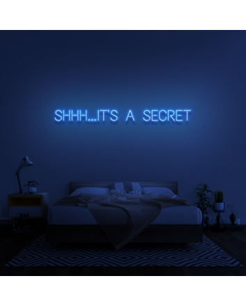 &#39;Shhh...It&#39;s A Secret&#39; Neon Sign