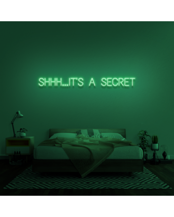 &#39;Shhh...It&#39;s A Secret&#39; Neon Sign