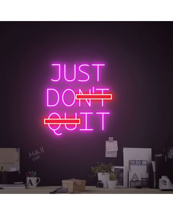 Brighten Up Your Space: From Office to Wedding, The Just Do It Neon Sign Party Decor Neon Wall Art Sign Adds a Glow to Every Occasion.