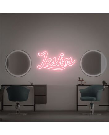 Brighten Up Your Beauty Space: Lashes Neon Signlash Room Wall Decor, Perfect for Salons, Home Glam Rooms, and Boutique Shop Displays.