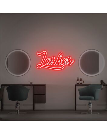 Brighten Up Your Beauty Space: Lashes Neon Signlash Room Wall Decor, Perfect for Salons, Home Glam Rooms, and Boutique Shop Displays.