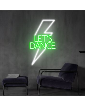 Brighten Your Bedroom, Office, or Party: Lets Dance Neon Sign Bedroom Led Neon Sign