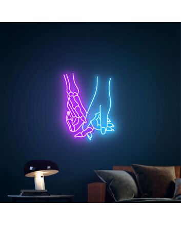 Brighten Up Your Special Moments: From Weddings to Home Ambiance with Promise Romance Hands Led Light Lover Hands Neon Sign