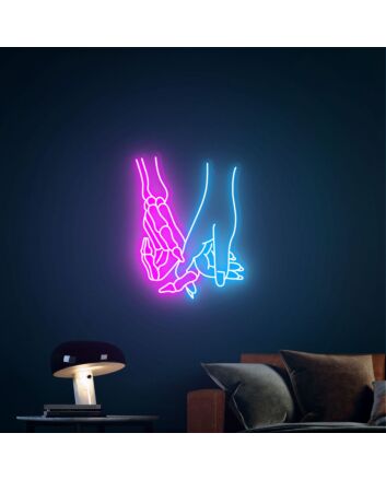 Brighten Up Your Special Moments: From Weddings to Home Ambiance with Promise Romance Hands Led Light Lover Hands Neon Sign