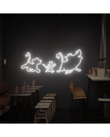 Brighten Your Space with The Lion King Neon Sign: A Perfect Addition for Game Rooms, Home Bars, and Vibrant Parties.
